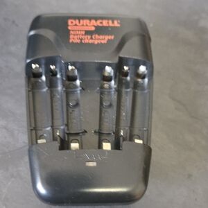 Black AA/AAA Battery Charger - Fast Charging Station